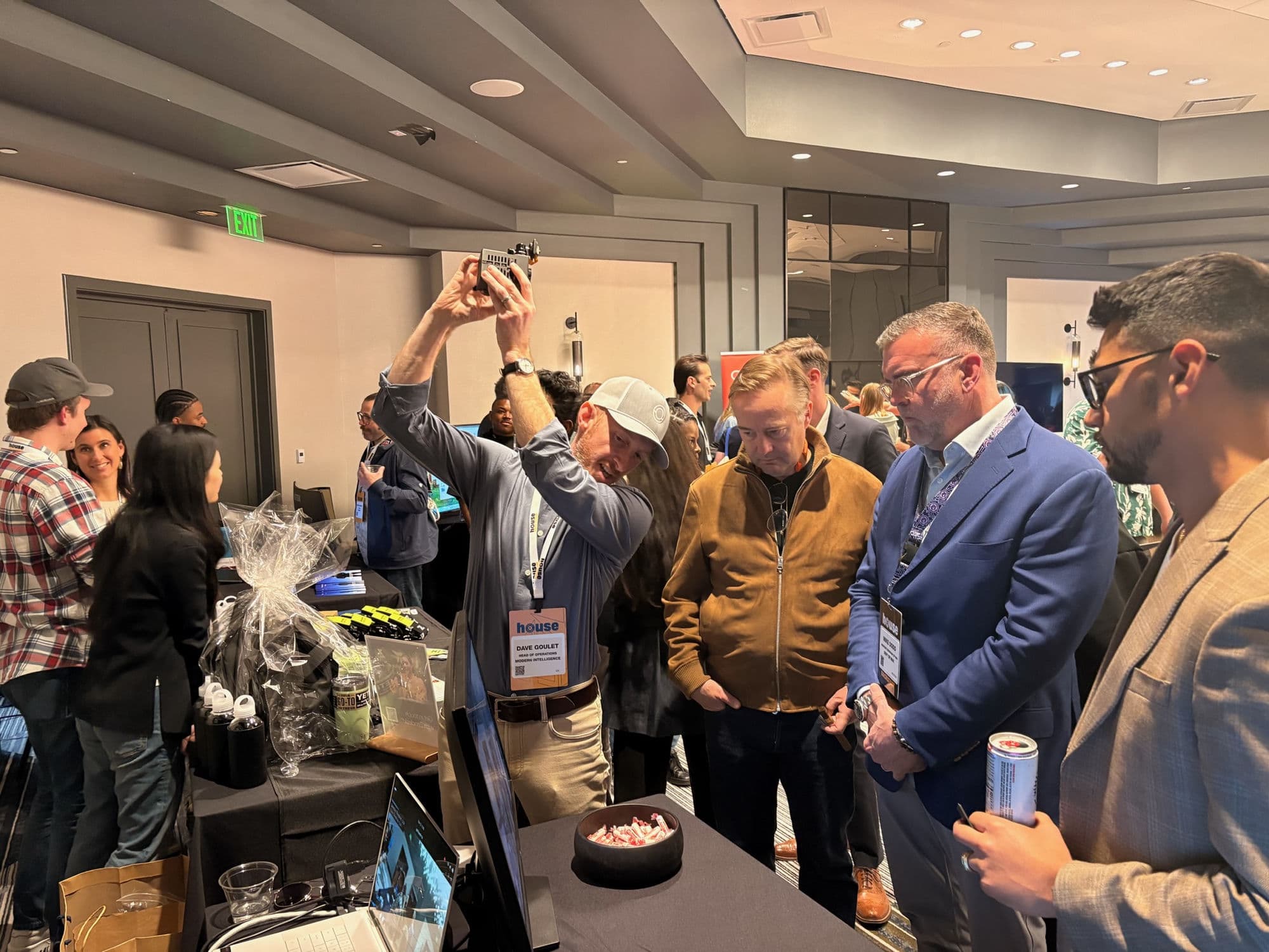 Modern Intelligence demos hardware at the House conference